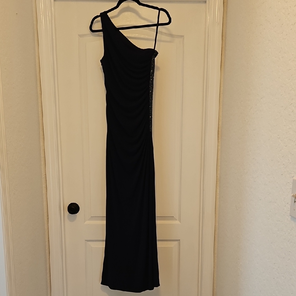 Laundry By Shelli Segal Blue Sheath Cocktail Dress